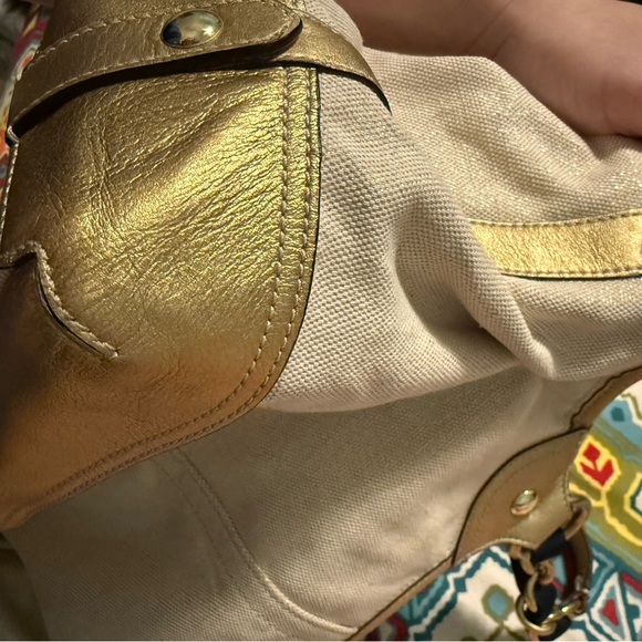 NWOT Coach Limited Edition Tattoo Gold Purse Handbag !! - Picture 6 of 14